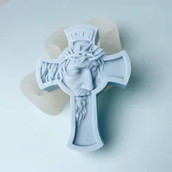 Jesus Cross Statue Silicone Mold Jesus Kobe Candle Silicone Mold Candle Mould Greek Mythology resin mold gypsum mould