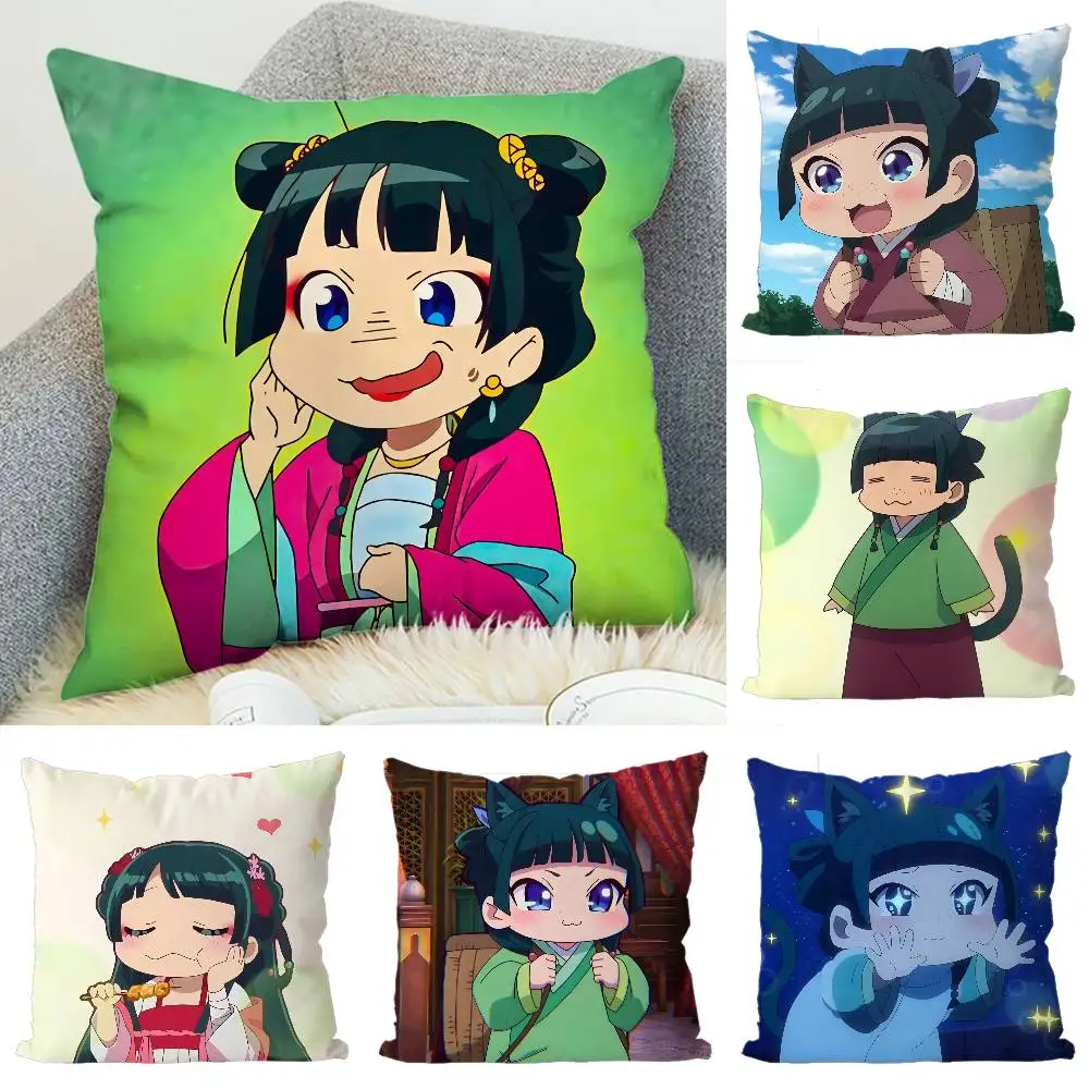 

The Apothecary Diaries Pillow Case Luxury Double-sided For Car Pillows 45x45 Cushions Cover Home And Decoration Sofa Pillowcase