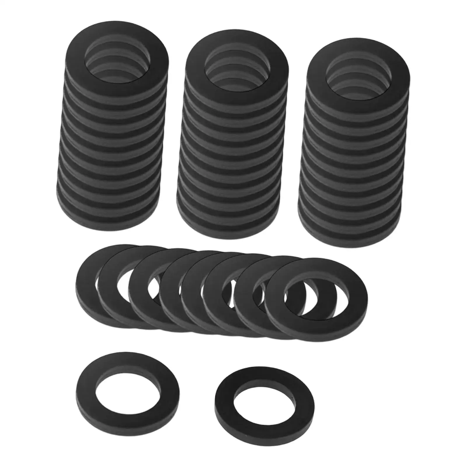 40Pcs Garden Hose Washers Silicone Easy to Install Practical Accessories Replacement Portable Sealing Gaskets Hose Gaskets