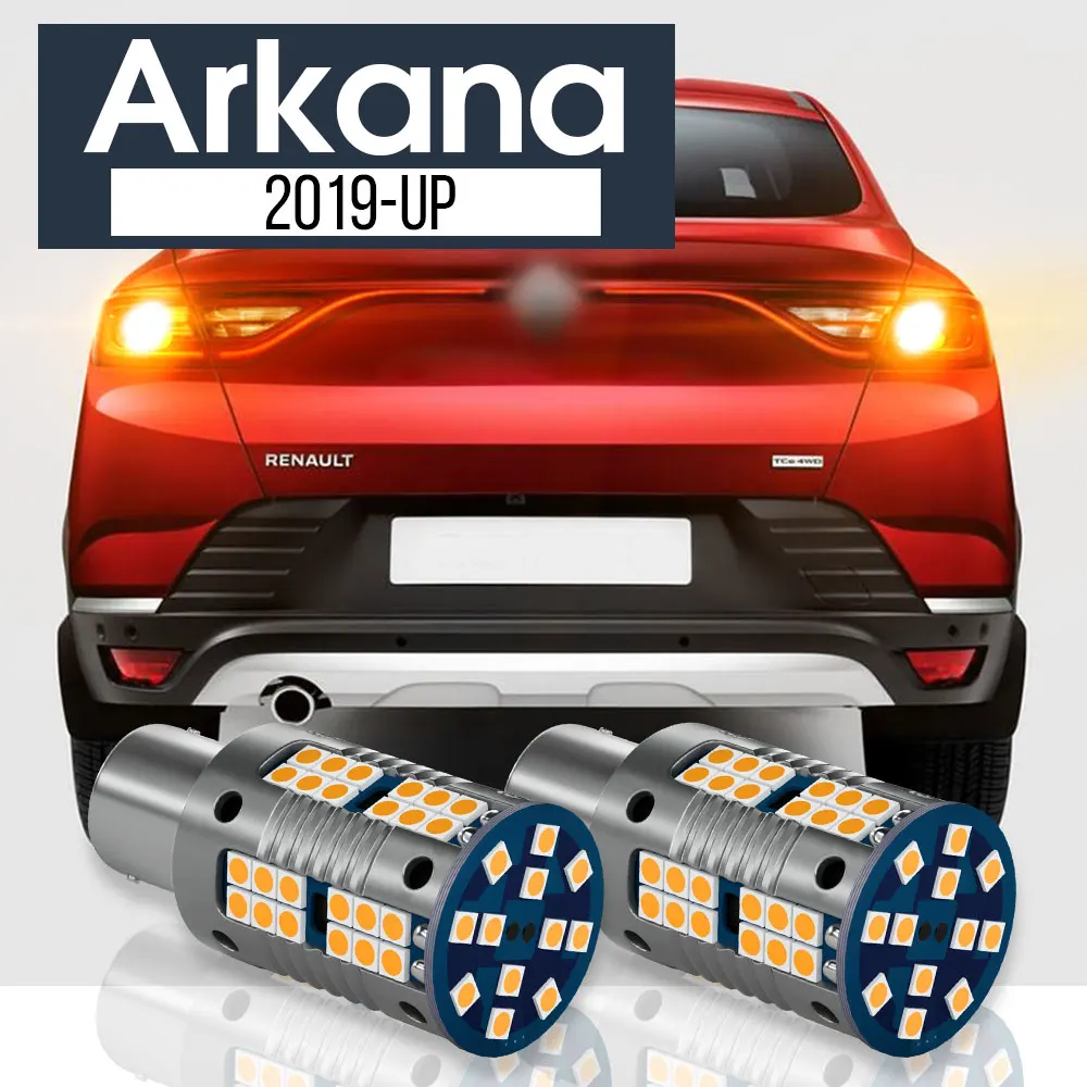 2pcs LED Rear Turn Signal Light Lamp Canbus Accessories For Renault Arkana I 2019 2020 2021