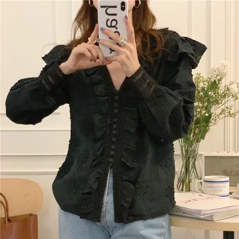 8 best sales romantisk blus - №7