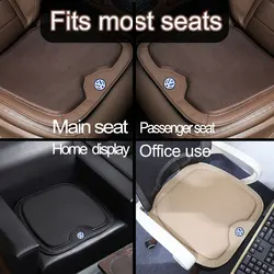 For Volkswagen R Line Golf 5 7 MK7 Tiguan Passat b5 b8 Jetta Polo CC GTI Bora Car Seat Cushion Front Chair Seat Non-Slip Pad Mat