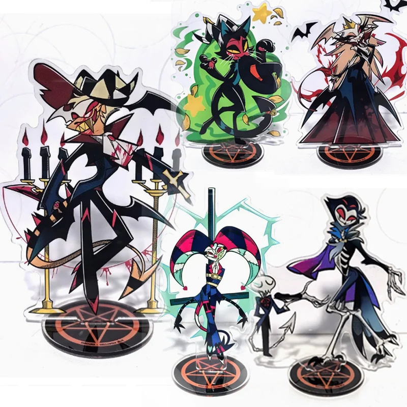 Inn Evil Acrylic Stand Model Plate Desk Decor Standing Sign Ornaments Game Fans Angel Dust Gift Accessories Decoration Model