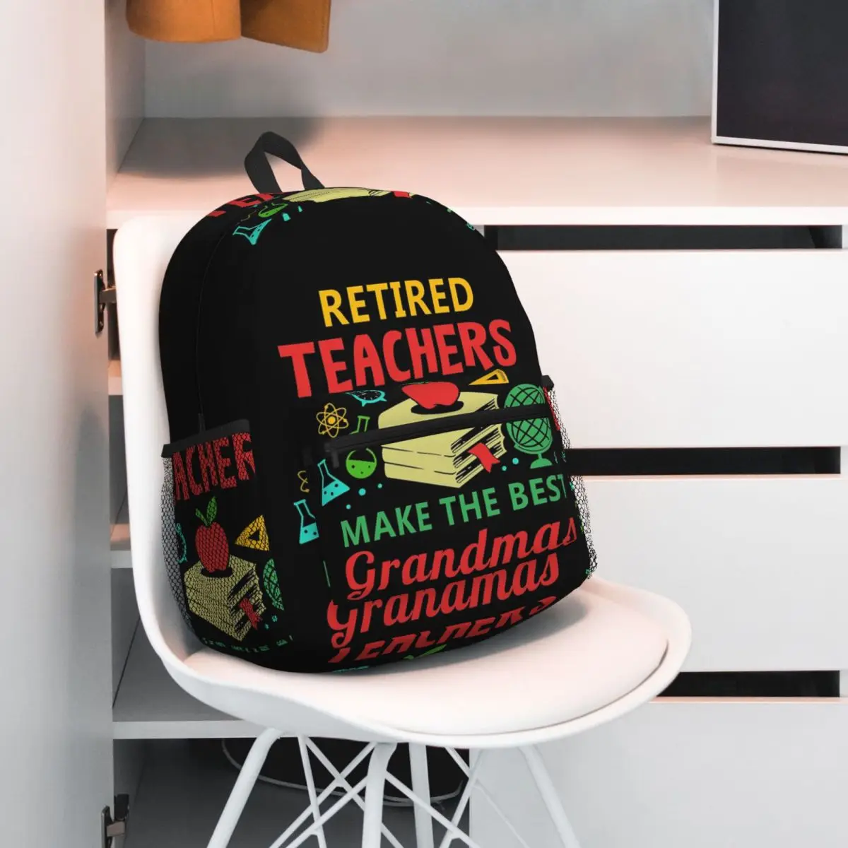 

Учителя на пенсии сделают лучший рюкзак для бабушки, рюкзак большой вместимости, детская сумка для книг, школьная сумка, сумки на плечо для мужчин и женщин