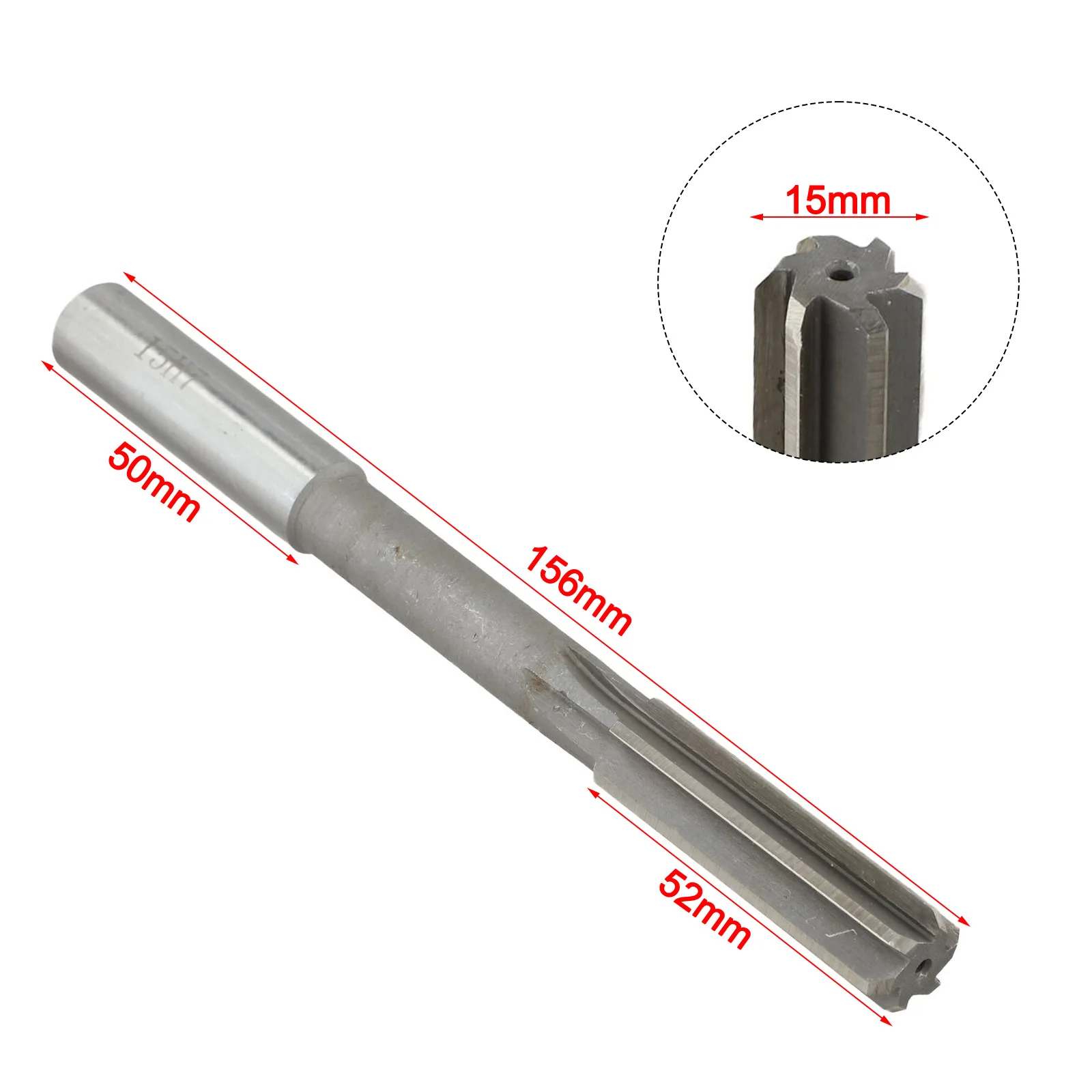Milling Reamer 15mm Collet Tool Cutter For Woodworking 15 Mm Cutting Diameter Electric Trimmer 50 Mm Handle Length