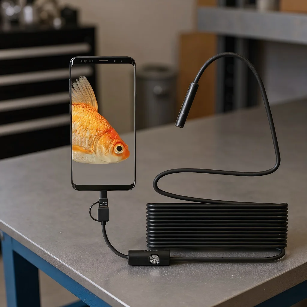 Mini-endoscoopcamera 3-in-1 USB Android OTG Type C Smartphone PC Snake Camera