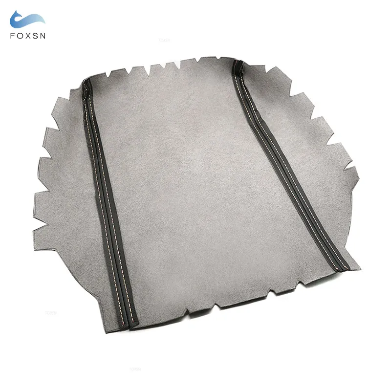 Car Center Control Lid Armrest Box Cover For Honda Pilot 2003 2004 2005 2006 2007 2008 Microfiber Leather Decorative Trim view 2
