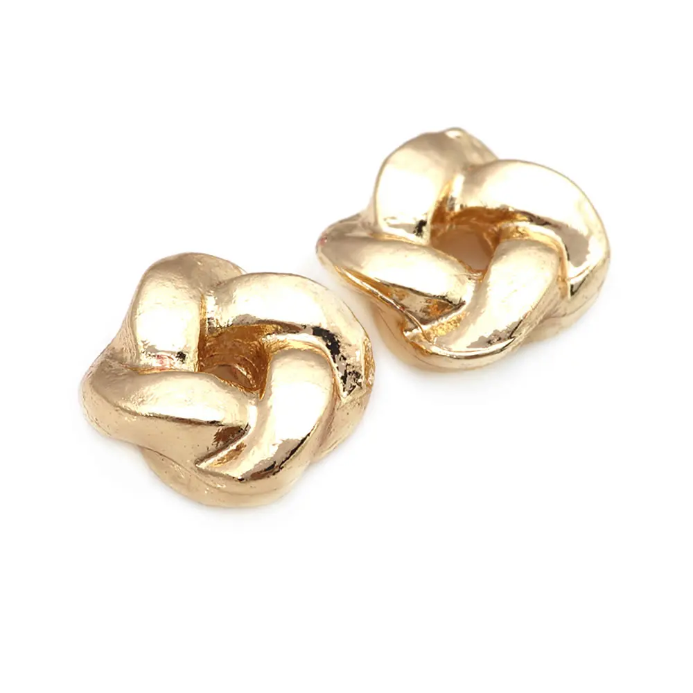 4MM 6MM 18K Goldfarbene Messing Runde Gedrehte Kreisförmige Armband-Abstandhalterperlen Schmuckherstellungszubehör DIY-Zubehör – Detail 18