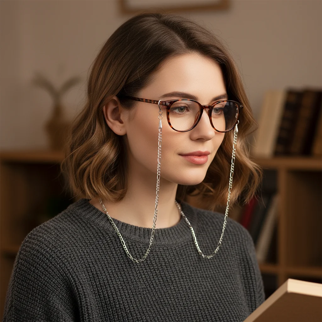 

Fashion Non-slip Glasses Chains Metal Hollow Sunglasses Lanyard Eyeglass Lanyard Women Men