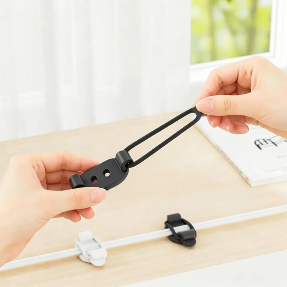 Adhesive Cable Winder Organizer For Kitchen Appliances Cord Management Holder For Coffee Machines Mixers Desk Wire Storage Tool