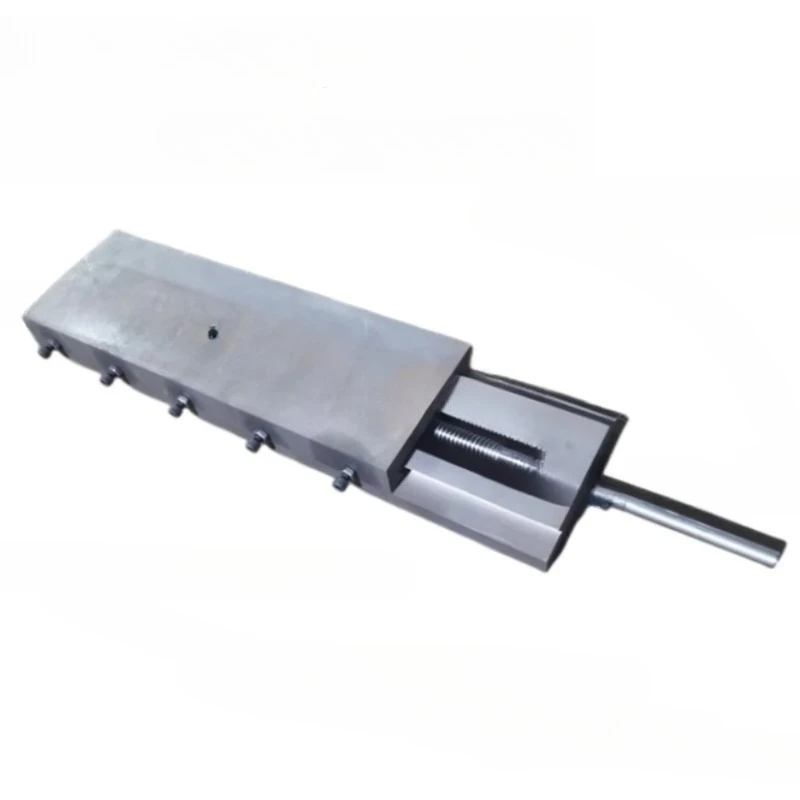 Cast Iron Workbench Dovetail Groove Drag Plate Screw Guide Rod One-Way Slider Workbench Woodworking Machinery