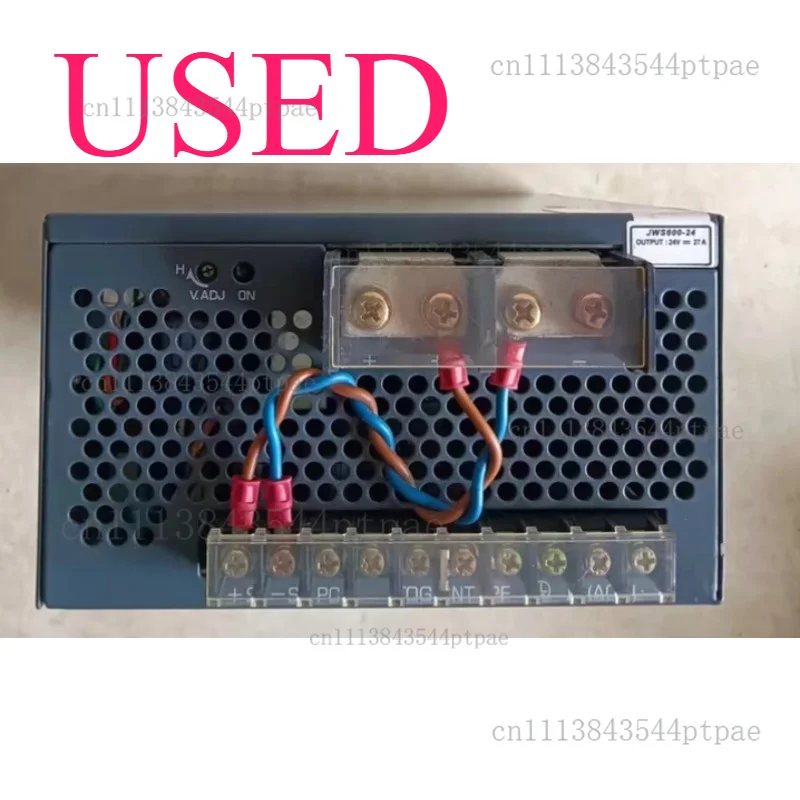 A switching power supply: JWS600-24, DC24V-27A (real picture shooting)