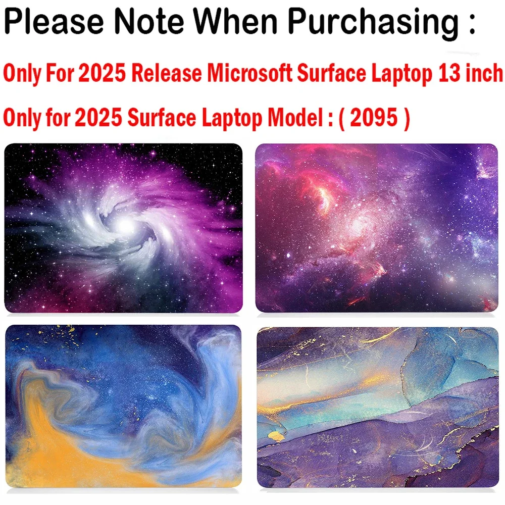 

Only for Microsoft Surface Laptop 13-Inch Protective Case 2025 Release Durable Shell Cover for Surface Laptop Model 2095 Cases