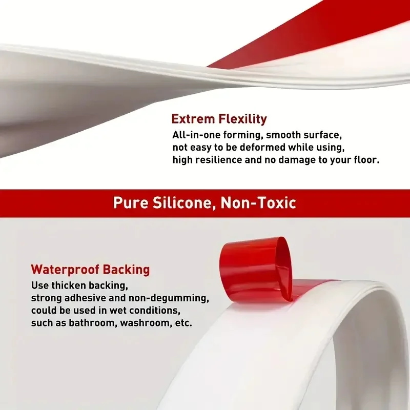 Door Bottom Seal Strip Under Door Weatherstrip Sealing Strips Draft Stopper Door Seal Anti-Cold Gap Blocker Windproof