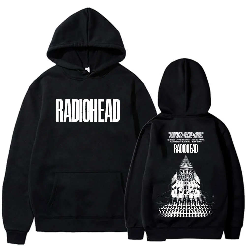 

Рок-группа Radiohead Return To The Road, европейские туристические болельщики, подарочные толстовки, мужская и женская одежда, модные толстовки с капюшоном большого размера