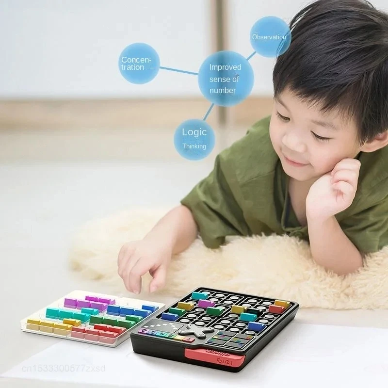 Giiker Intelligent Sudoku Four Or Six Palace Mathematical Thinking Ladder Training Number Games Children's Electronic Puzzle Toy