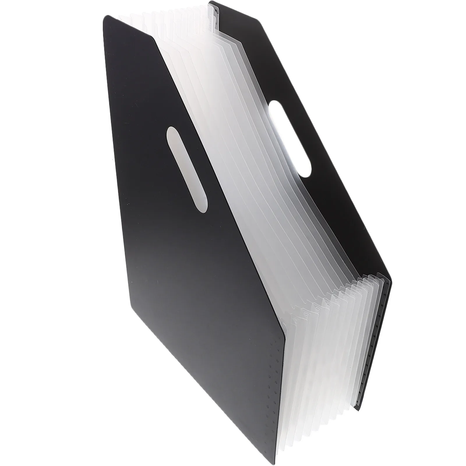 

Plastic Accordion Folder Standing File Folder Large Capacity Document Organizer Desktop Expandable File Holder for Receipts