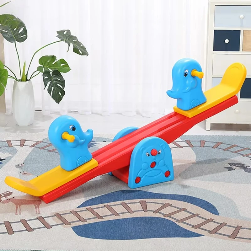 Seat Simple Plastic Seesaw Colorful Kid Top for Kindergarten Seesaw Two