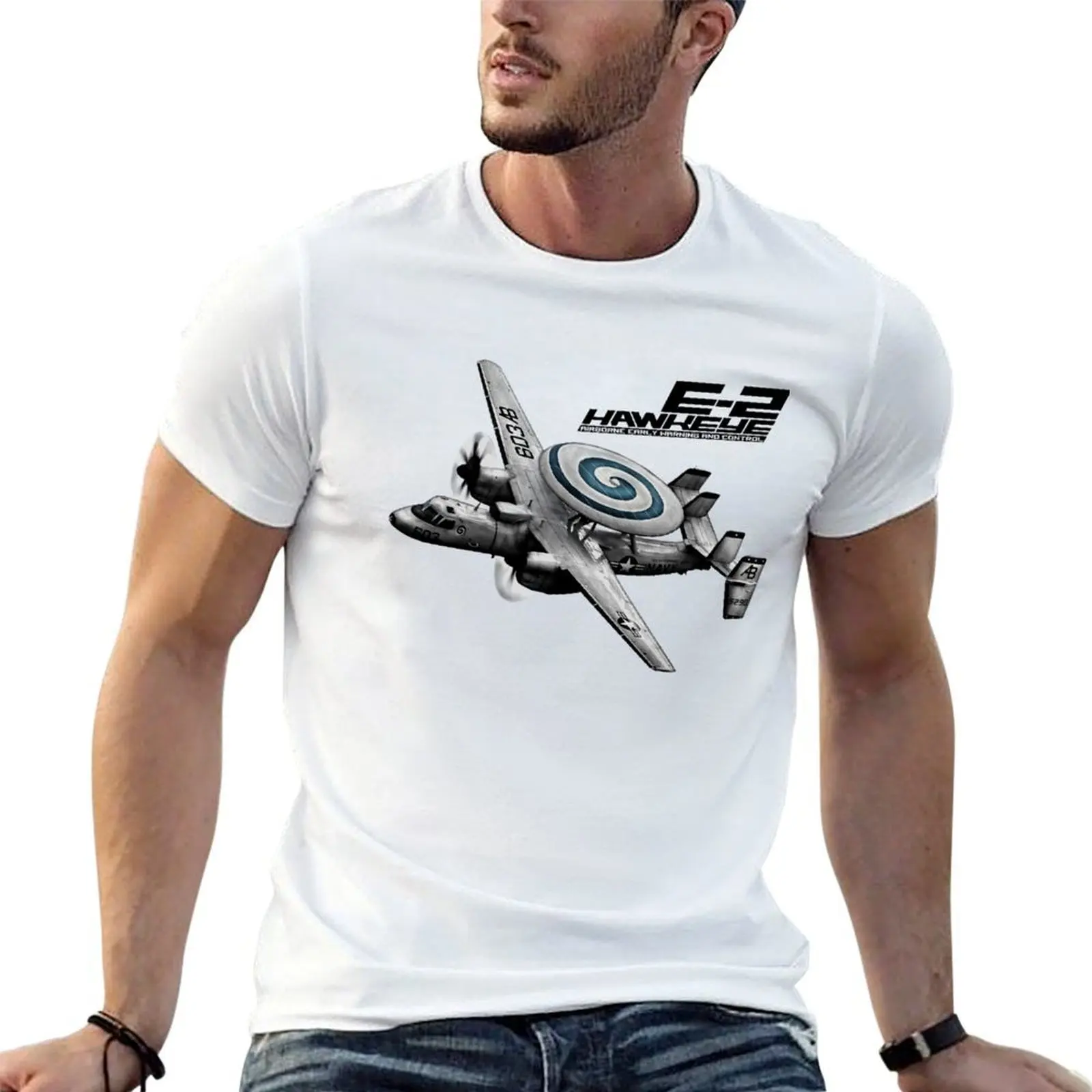 E-2 هوك تي شيرت تي شيرت للرجال تي شيرت للرجل حزمة القطن تي شيرت مع مطبوعات تي شيرت