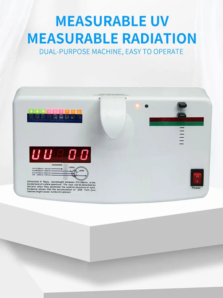 Revestimento Anti-Radiação Máquina de Teste, Raio Ultravioleta Lente Óptica, UV Tester, Detector, Medição, UV400, Teste