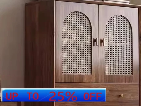 

LMM solid wood chest storage cabinet next to dining room kitchen living room bedroom is storage cabinet
