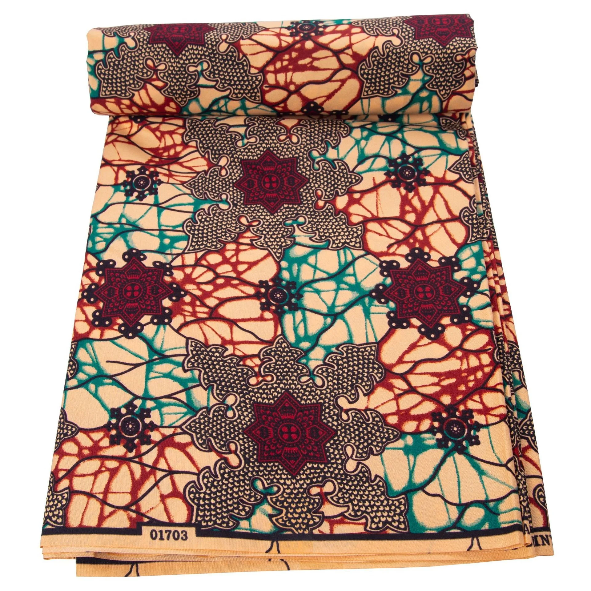 

2025 африканская восковая ткань Анкара с принтами, голландская восковая ткань в стиле батик, 6 ярдов, 100% оригинальная настоящая супер ткань для свадьбы