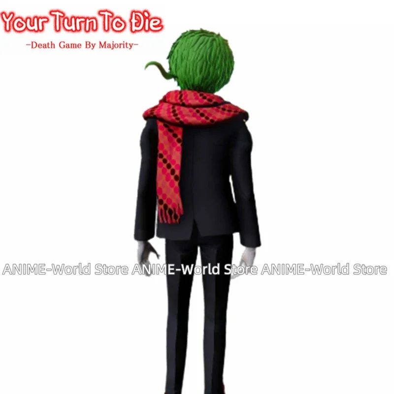 《Custom Made》Game Your Turn to Die Sou Hiyori Shirt pants jacket Scarf tie Halloween Christmas Costume