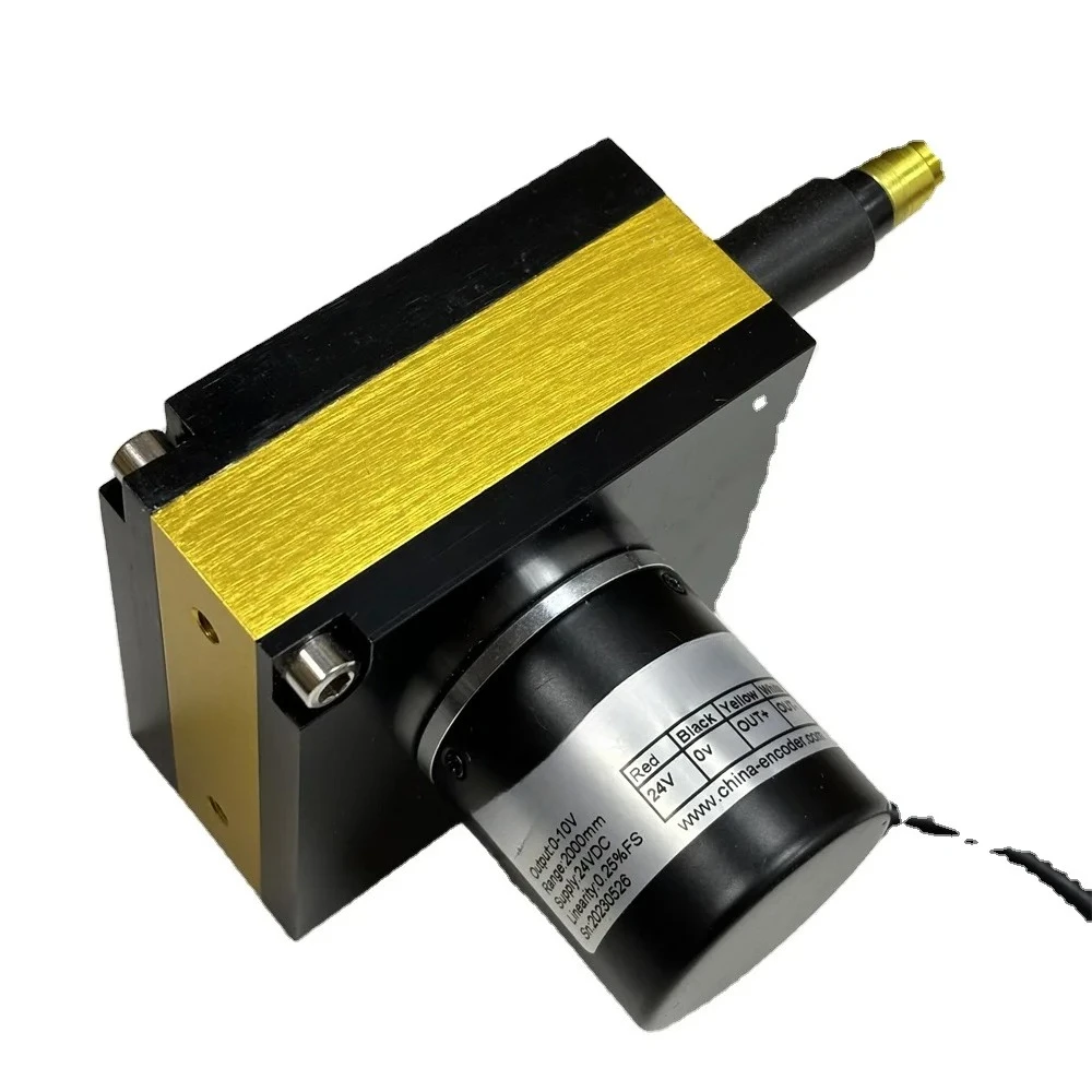 0-10V output Draw Wire Displacement Potentiometer Position Sensors 2m Measuring for cylinderstesting machines CWP-S2000V