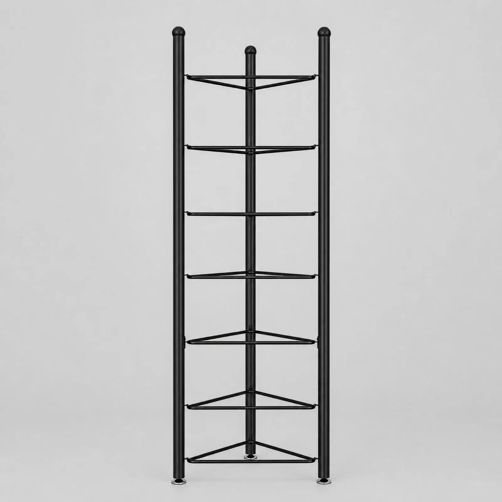 Fitness Equipment Organizer Vertical Multi-Level Exercise Ball Rack Freestanding Balance Ball Holder for Gym Storage Corner