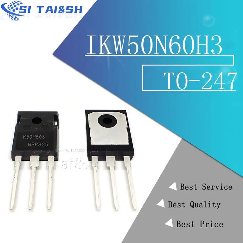 5pcs/lot IKW50N60H3 K50H603 TO-247 IGBT 600V 50A new original