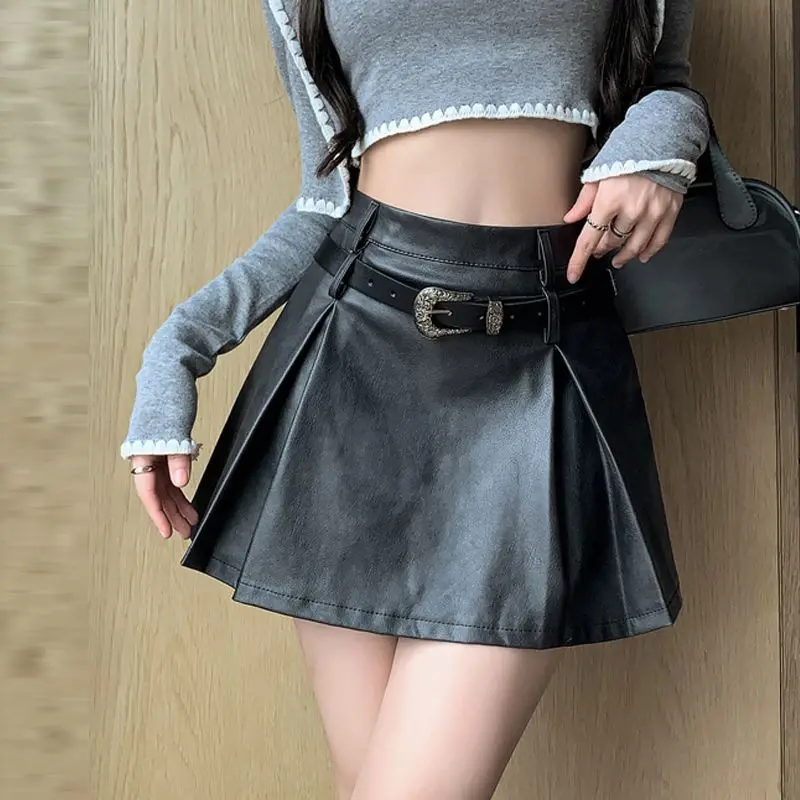 Spicy Girl Design Feeling Slimming A-line 2026 Autumn and Winter New High Waisted 100 Skirt