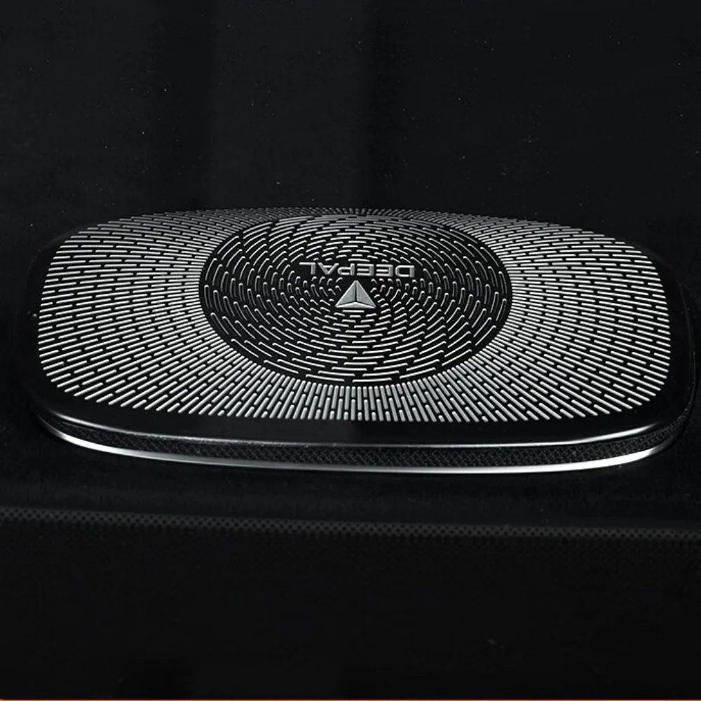 For Changan Deepal S7 2023 2024 Stainless Steel Dashboard Frame speakers Sound Instrument horn cover decoration Panel Cover Trim