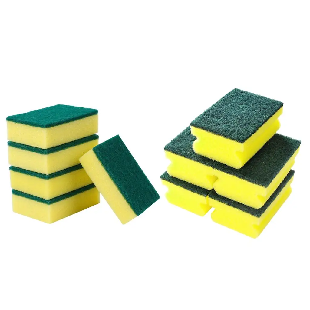 

5 Counts Dishcleaning Sponges Non-Scratch Dish Bowl Scrubbers Dual Side