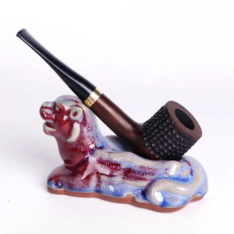 Handmade solid wood pipe mahogany pipe