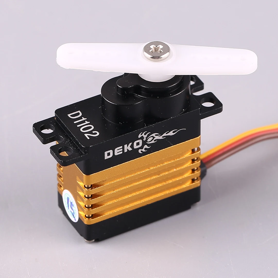 DEKO Metal High-pressure High-torque Digital Servo Steering Gear D1102 450 Helicopter/30E Fixed-wing Steering Gear