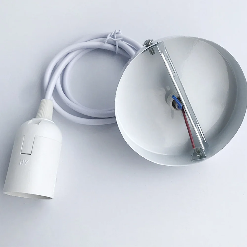E27 hanging Lamp 100cm 1.5m 2m Adjustable Wire Cable Industrial Pendant Lamp Holders With Fitting Plate Ceilling Lamp Suspension