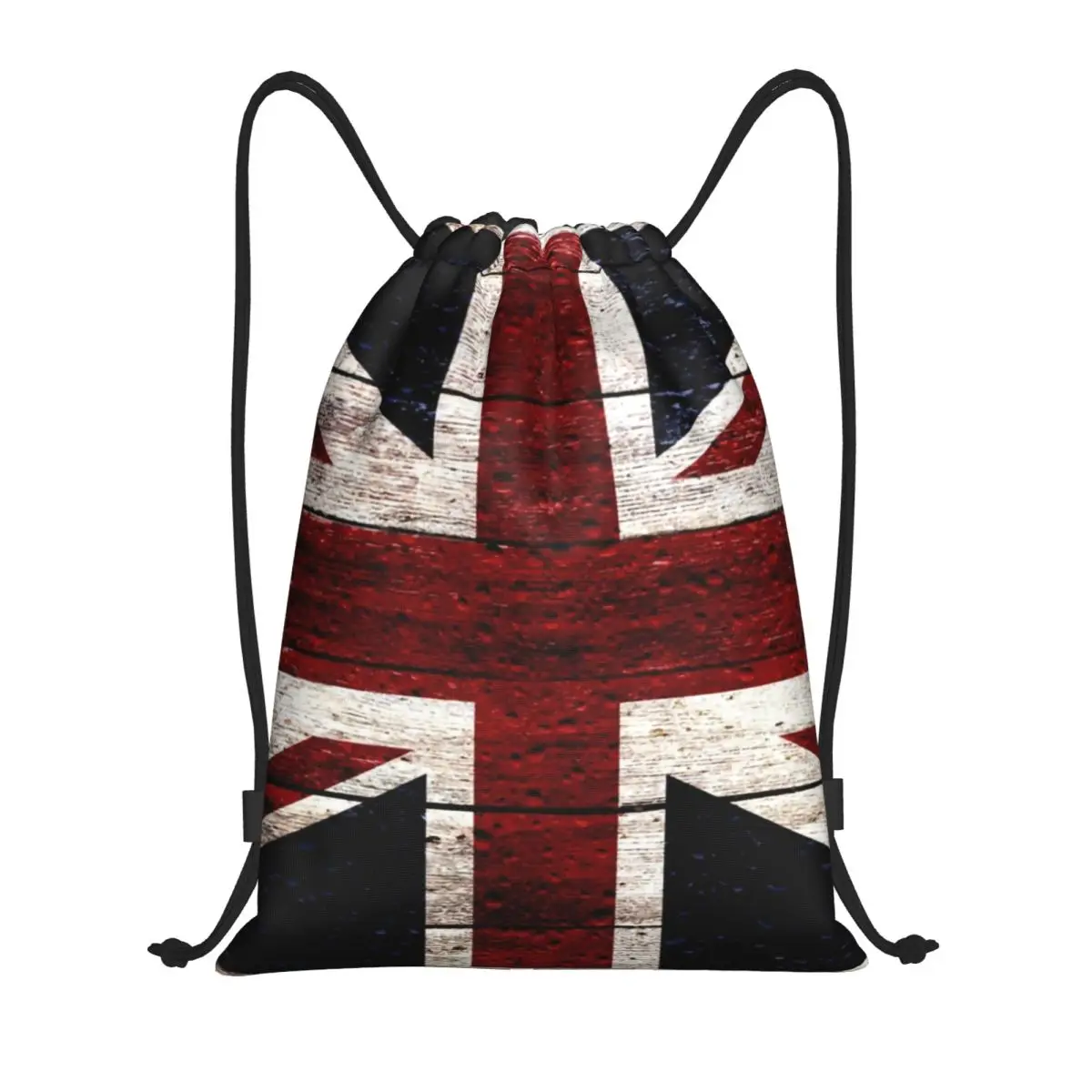 Union Flag Drawstring Backpack Sports Gym Bag for Women Men United Kingdom Country Training Sackpack
