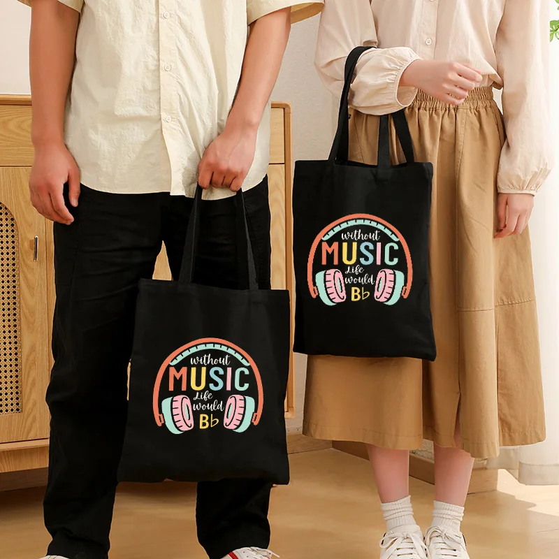 

Eid Gift, Ramadan Mubarak Printed Handbag, Aesthetic Ramadan Tote Bag, Trendy Simple Style, Gifts For Muslim, Durable Tote Bags