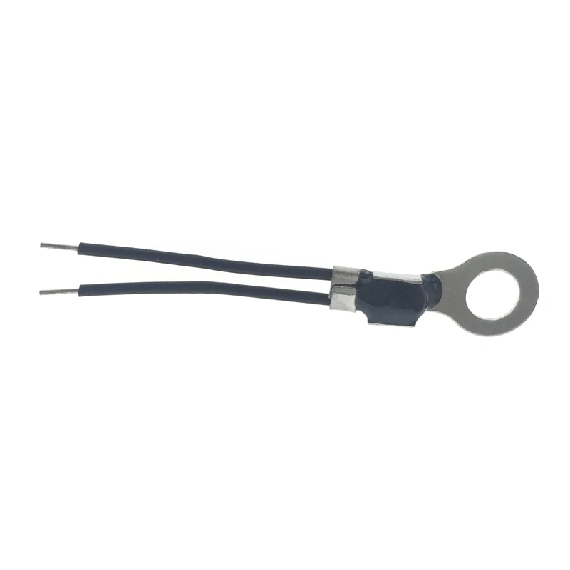 10pcs NTC Thermistor Surface Mount Aperture 4.2mm Temperature Sensor Probe Fixed Head 10K 50K 100K Long 2cm Tin