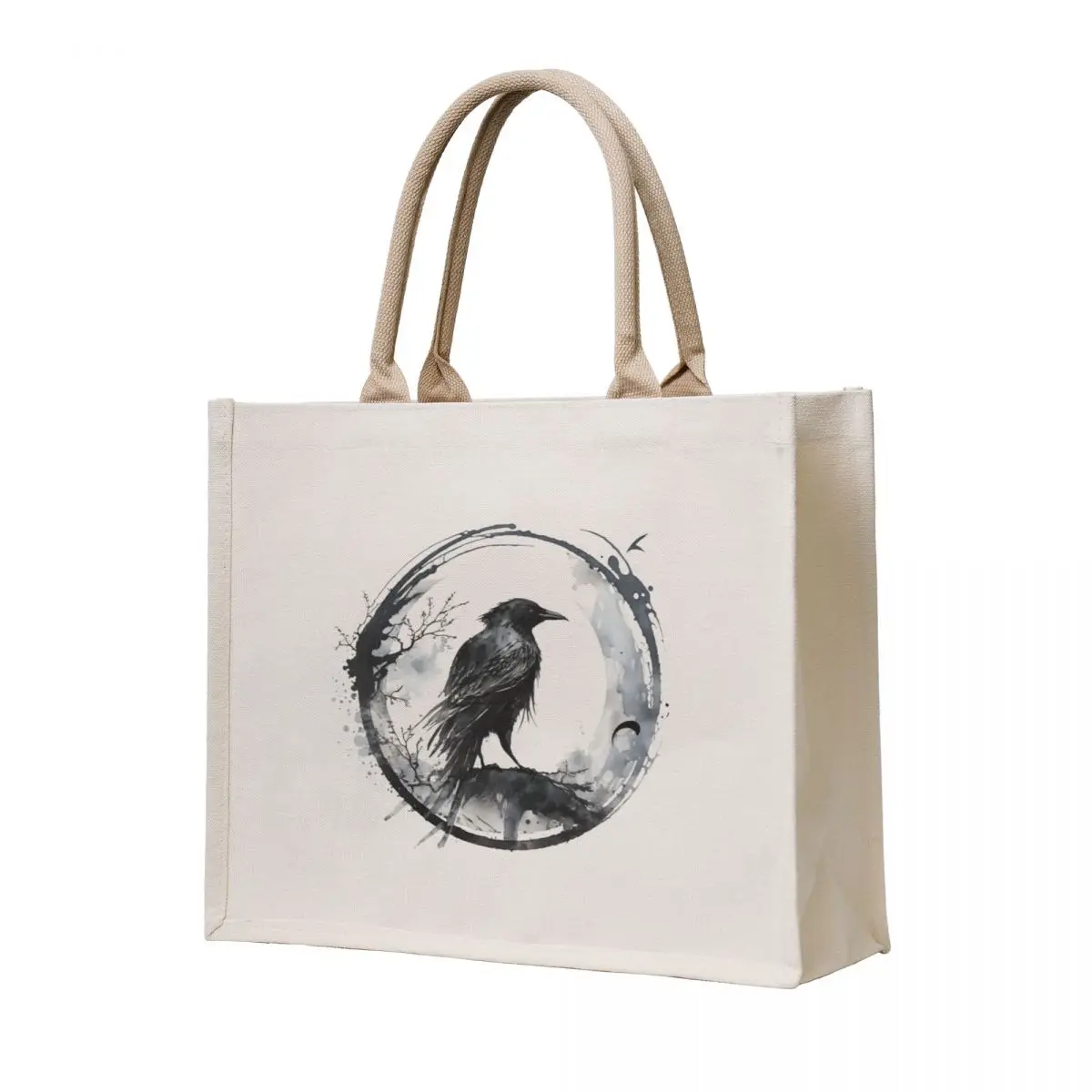 

Crow with Red Eyes Tote Bag tote bag men's large size bags Reusable bags bag luxury women