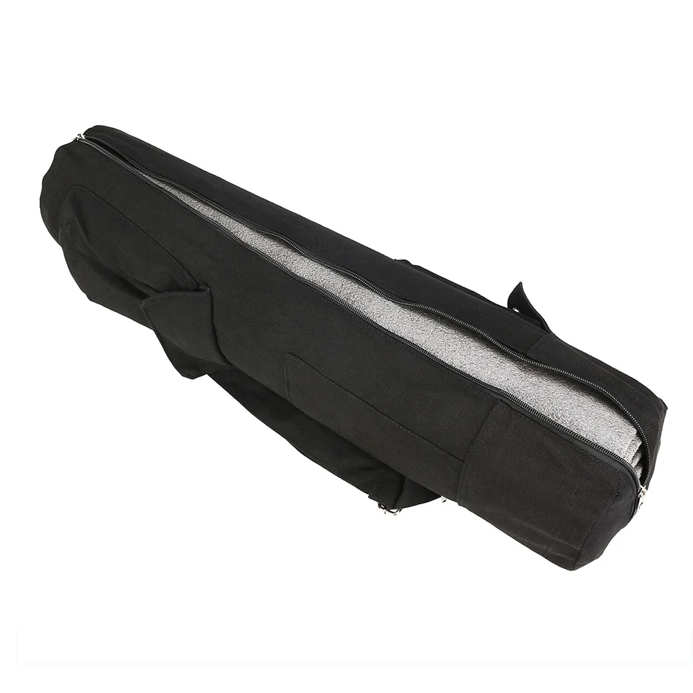 

Yoga Bag Large Capacity Breathable Sling For Exercise Fitness Kettle Design Water Bottle Holder Phone Pocket Three Compartment