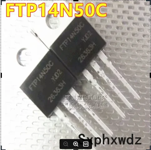 10PCS FTP14N50C 14A500V TO-220 new original Power MOSFET transistor