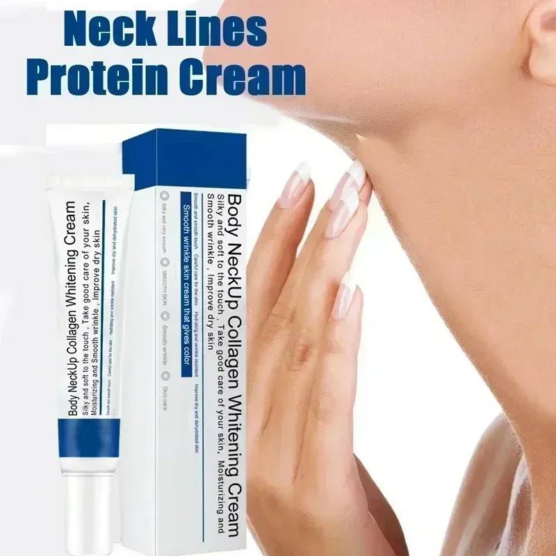 Moisturizing Protein Cream for Neck Lines Reduction, Anti-Ageing & Double Chin Elimination Lift Nourishment