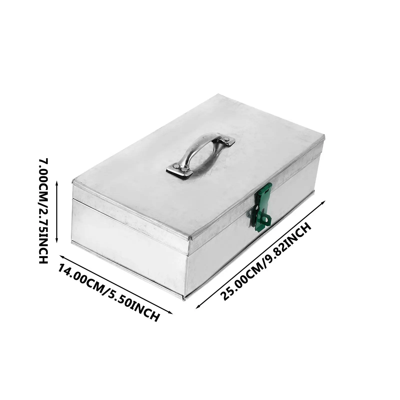 Aluminum Alloy Portable Toolbox – Lightweight Storage Box for Documents, Files, Halloween & Christmas Decor