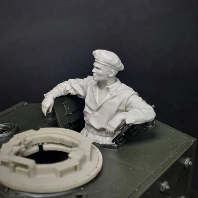 1/35 harsmodel figuursets GK, één mens, geen tank, militair thema, ongemonteerd en ongeverfd, 115RDC