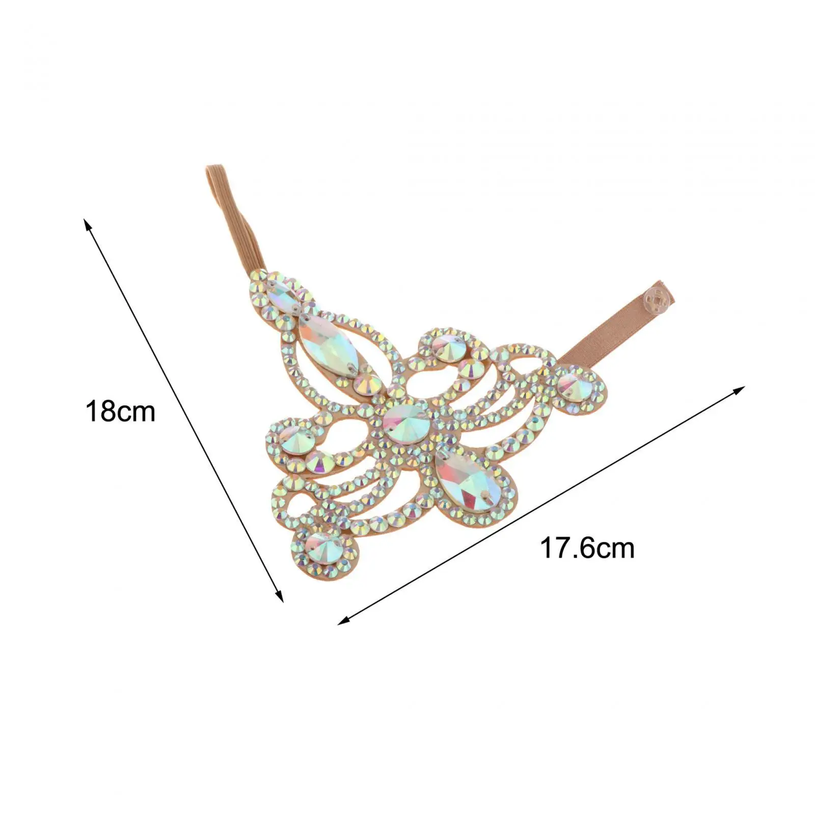 Belly Dance Bracelet Wrap Rhinestone Bracelet for Party Banquet Dancing Show image 6