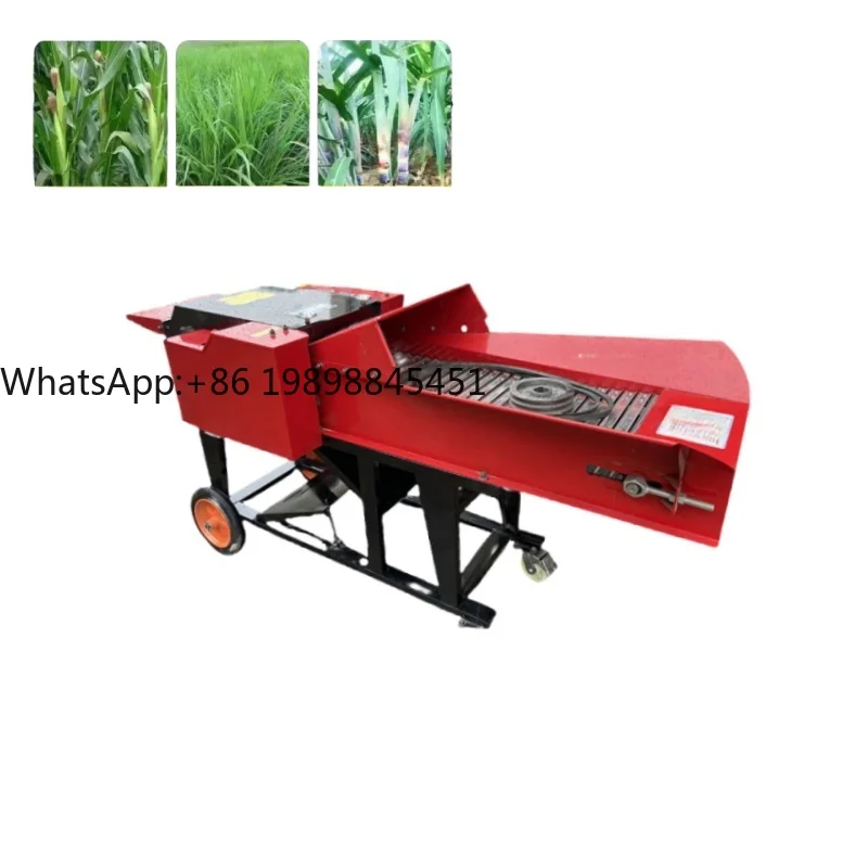 

High Efficiency Dual-Purpose Corn Straw Crusher Wet Dry for Cattle Sheep Feed Engine Core New Condition Grass Cutting Crushing