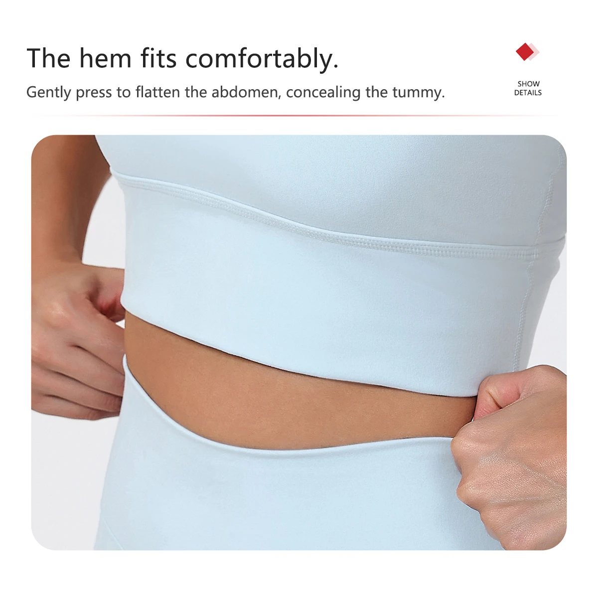 Hearuisavy Sommer-Laufsportweste mit gepolstertem BH, ECO Gym Push-Up-Yoga-Top für Damen, überkreuzter Rücken, U-Ausschnitt, Fitness-Unterwäsche – Detail 7