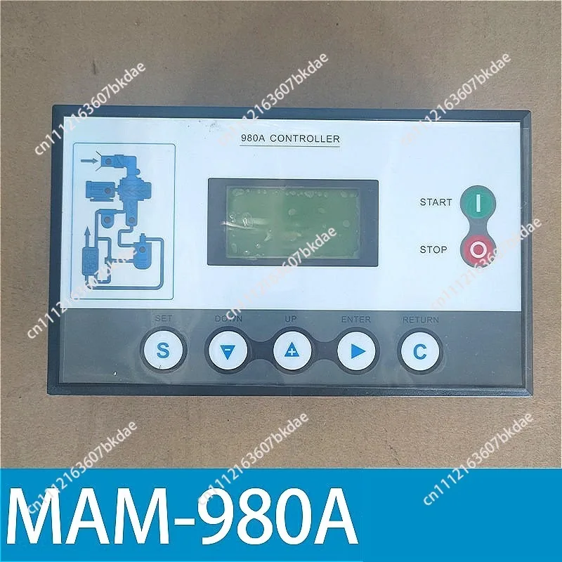 Air Compressor Controller Panel MAM980A MAM970A, Computer Display Operation Panel, Screw Air Compressor Accessories