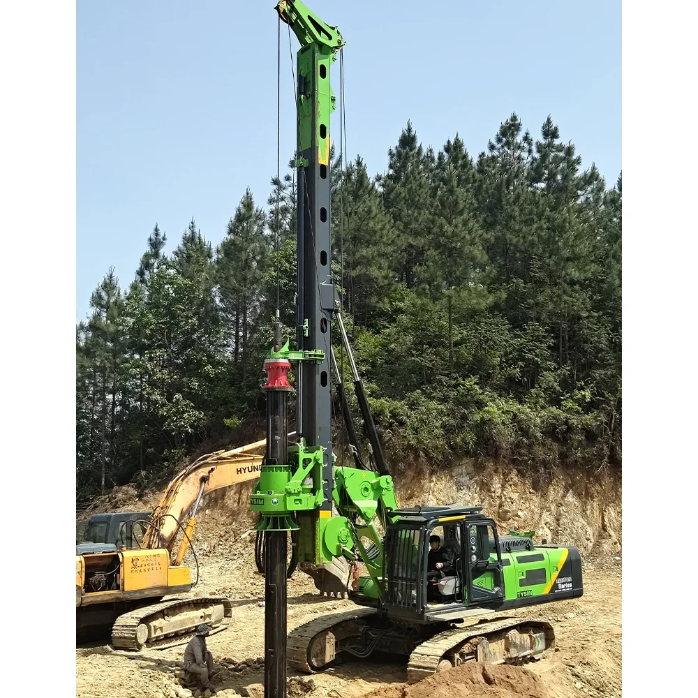 Rotary Drilling Rig Machine High Efficiency Max Depth Electric Power Tractor Hydraulic Pneumatic Rotary Drilling Rig Machine